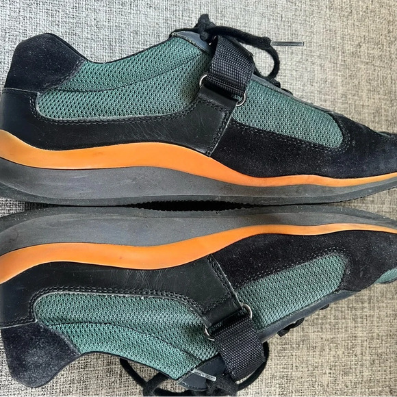 PRADA SPORT MENS Shoes Green Suede US 10 Fits 11 - Picture 10 of 16